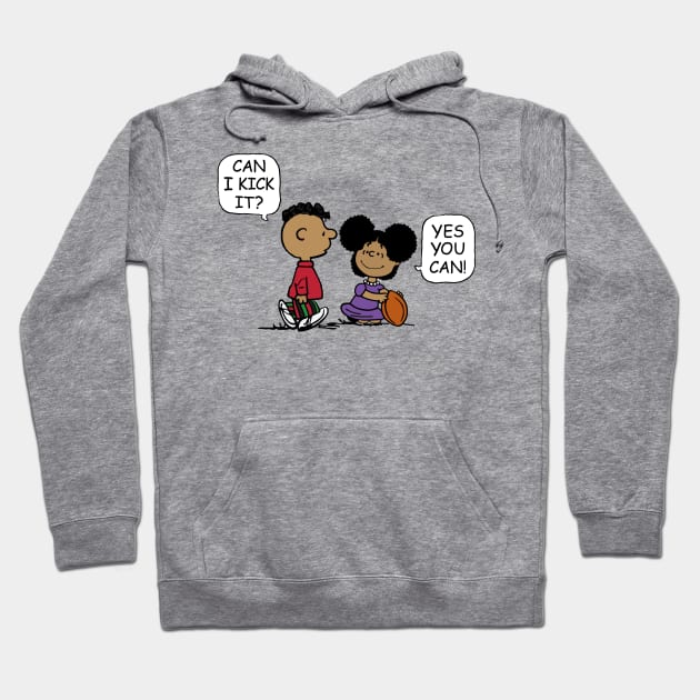 Can I Kick it, YES you can! Hoodie by HustlerofCultures